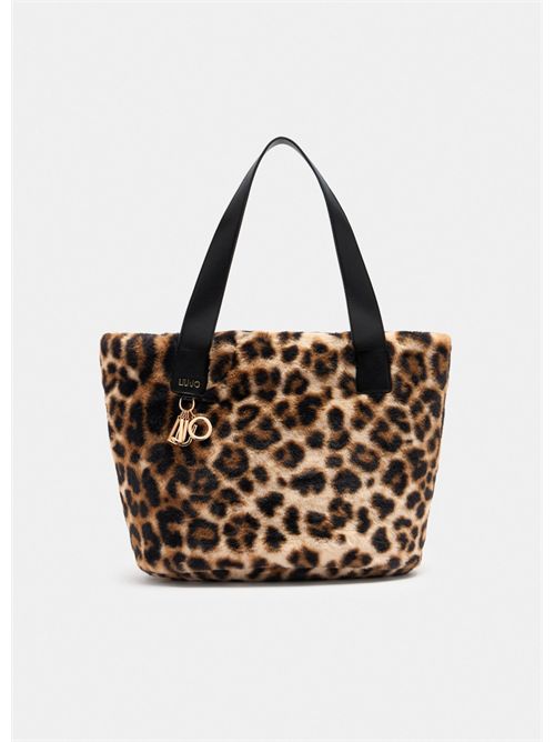 Borsa hobo grande in pelliccia sintetica LIU JO | AF5154E0305/00047